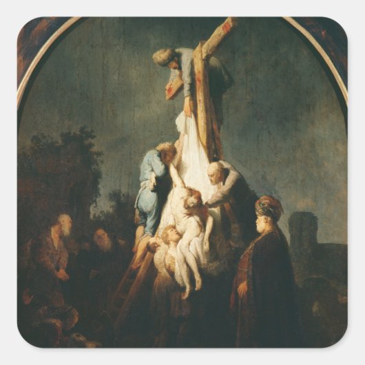 Depositie, 1632-33 vierkante sticker (Voorkant)