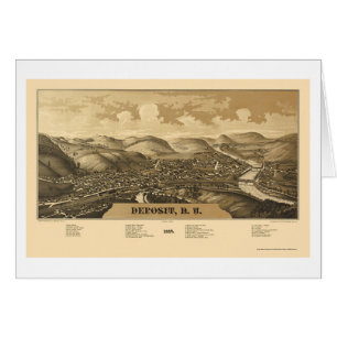Deposito, NY Panoramic Map - 1887