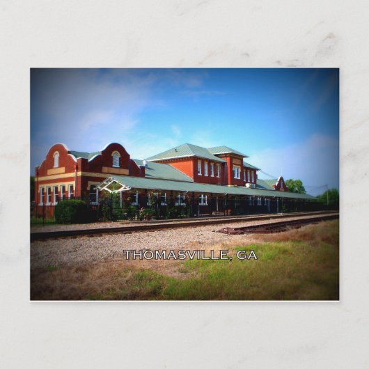 DEPOT - Thomasville, Georgia Briefkaart (Voorkant)
