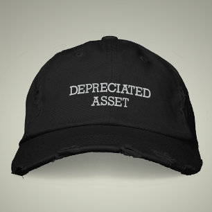 Depreciated Asset Style Distressed Geborduurde Pet