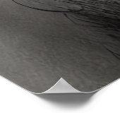 Depress in de schaduw | AI Art Poster (Hoek)