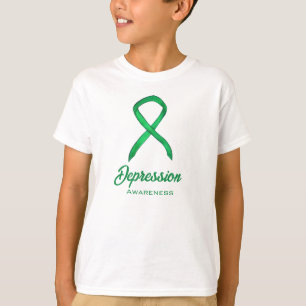 Depressie Bewustzijn Lint Custom Art Shirt