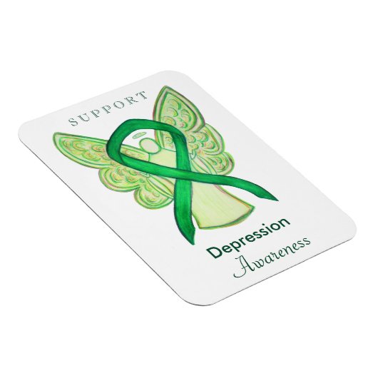 Depressie Bewustzijn Lint Engel Art Magneten (Rechterzijde)