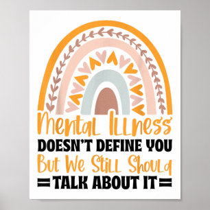 Depressie Geestelijke ziekte Geestelijke Gezondhei Poster