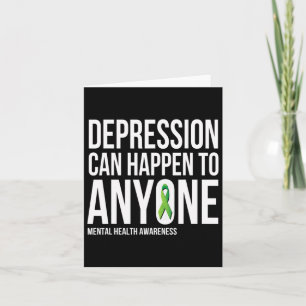 Depressie kan zich voordoen bij iedereen die een p kaart