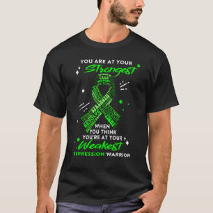 Depressie krijger Je bent op je sterkste T-shirt