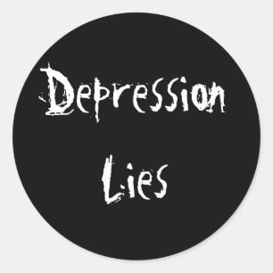 Depressie Lies Sticker
