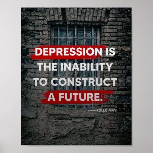 Depressie Poster (Voorkant)