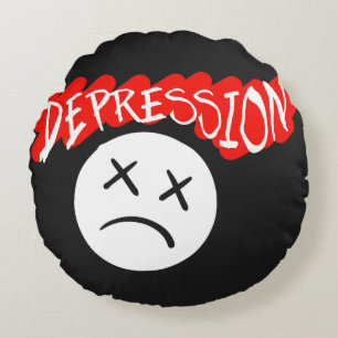 Depressie Rond Kussen
