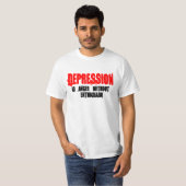 Depressie T-shirt (Voorkant volledig)