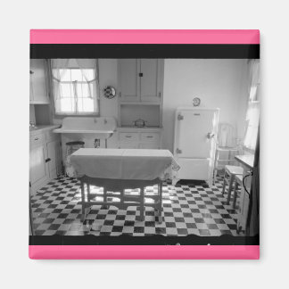 Depressie-tijdperk Boerderij keuken Magneet