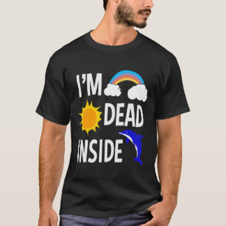 Depressiebewustzijn in Dead Inside T-shirt
