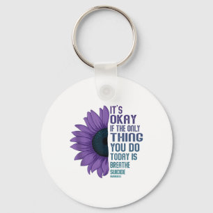 Depressiebewustzijn Zelfmoordpreventie Tank Top_7 Sleutelhanger