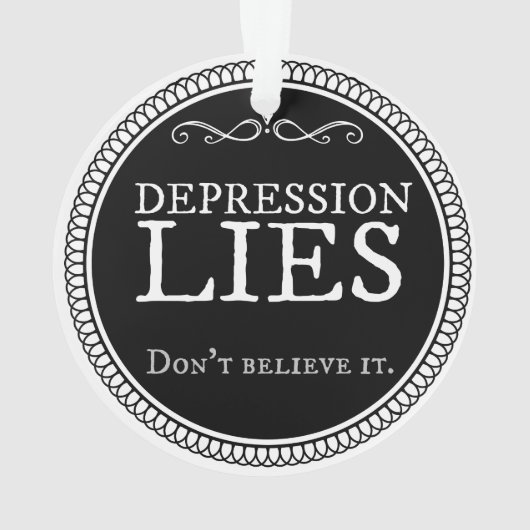 Depressieleugens Ornament (achterkant)