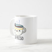 Depresso Grappige Sad Espresso Koffie Pun Koffiemok (Voorkant links)