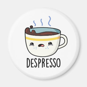 Depresso Grappige Sad Espresso Koffie Pun Magneet