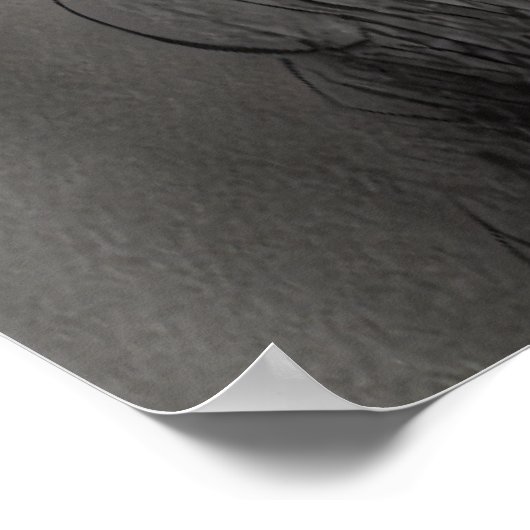 Déprimer dans l'ombre | AI Art Poster (Coin)