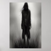 Déprimer dans l'ombre | AI Art Poster (Devant)