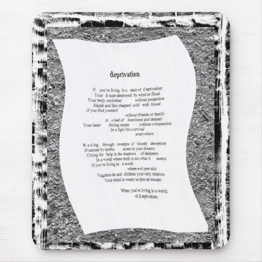 Deprivatie Muismat (Voorkant)