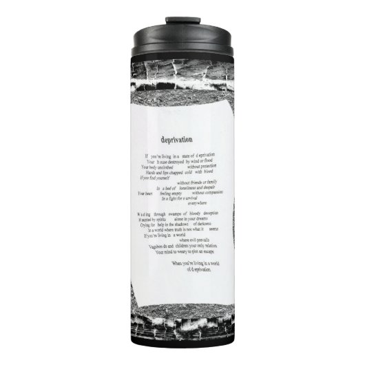 Deprivatie Thermosbeker (Voorkant)