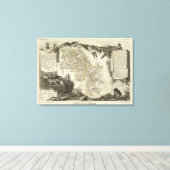 Dept about L'Isere Canvas Afdruk (Insitu (Houten vloer))