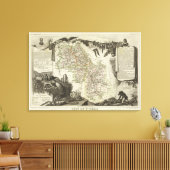 Dept about L'Isere Canvas Afdruk (Insitu (Woonkamer))