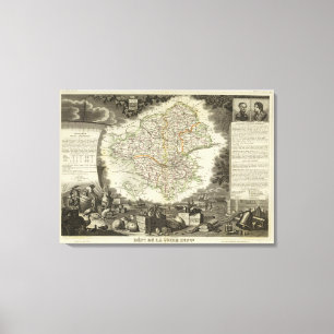 Dept alle slaapkamertjes canvas afdruk