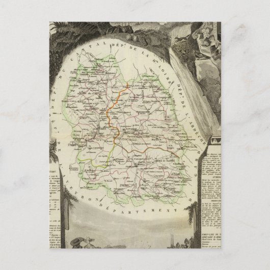 Dept any Lozere Briefkaart (Voorkant)