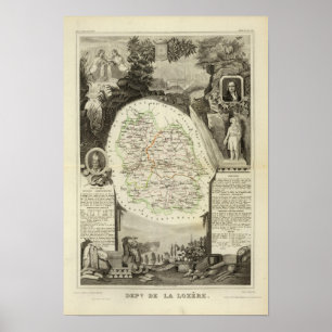 Dept any Lozere Poster