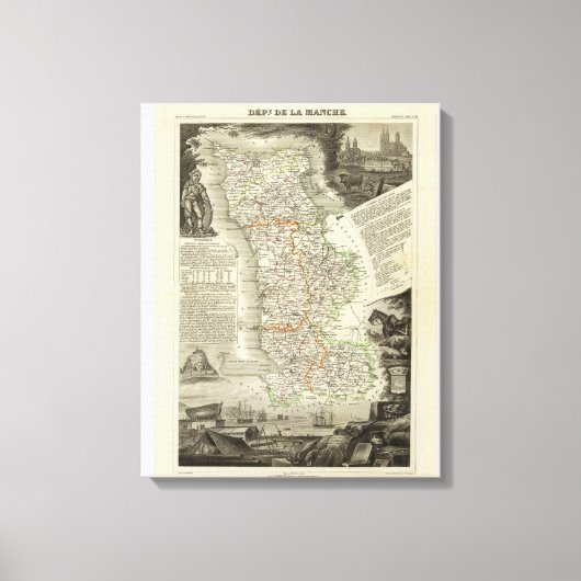 Dept Any Sleeve Canvas Afdruk (Voorkant)