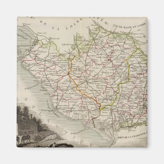 Dept. De La Vendee Magneet (Voorkant)