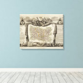 Dept. De L'Oise Canvas Afdruk (Insitu (Houten vloer))