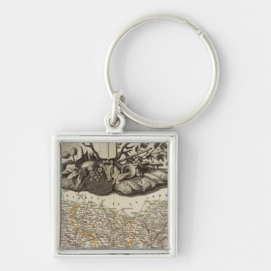 Dept. De L'Oise Sleutelhanger (Voorkant)
