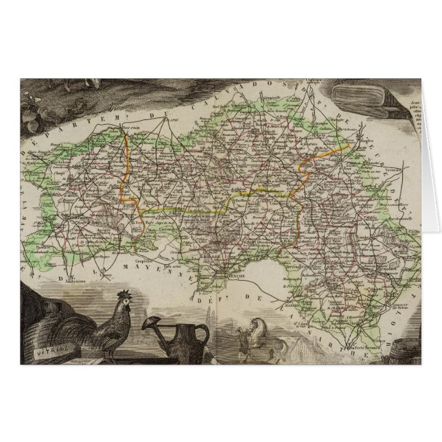 Dept. De L'Orne (Voorkant Horizontaal)
