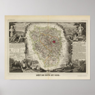 Dept. De Seine en Oise Poster