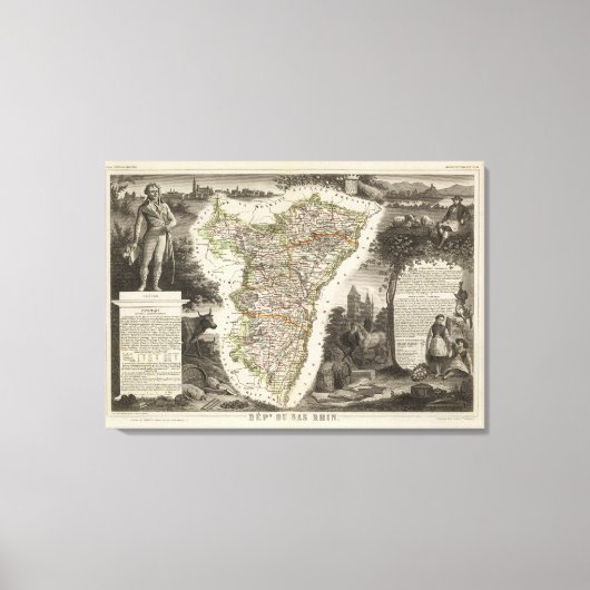 Dept. van de onderRijn Canvas Afdruk (Voorkant)