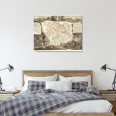 Dept. van Morbihan Canvas Afdruk (Insitu (Slaapkamer))