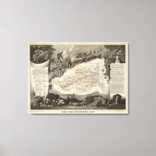 Dept van Pyrenees Orles Canvas Afdruk