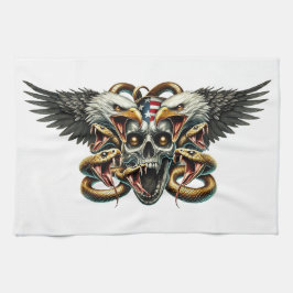 Der Adler und Schlangen Gott der Finsternis Dämon Theedoek