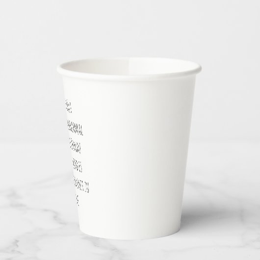 Der Apfel fällt doch weit ab ... / German Mug Papieren Bekers (Links)