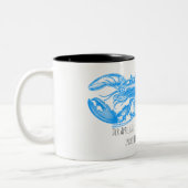 Der Apfel / German Mug Tweekleurige Koffiemok (Links)