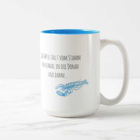 Der Apfel / Mug allemand (Droit)