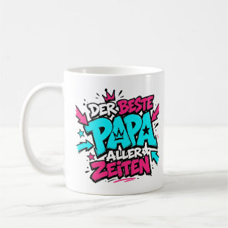 der beste papa aller zeiten graffiti 10 koffiemok