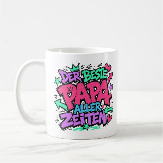 der beste papa aller zeiten graffiti 12 koffiemok