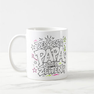 der beste papa aller zeiten graffiti 14 koffiemok