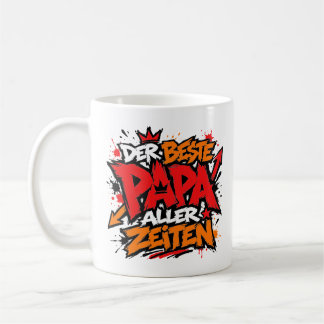 der beste papa aller zeiten graffiti 1 koffiemok