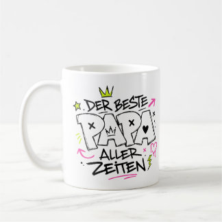 der beste papa aller zeiten graffiti 9 koffiemok
