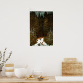 Der Chasseur im Walde Poster (Keuken)