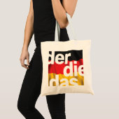 Der Die Das Tote Bag (Voorkant (product))