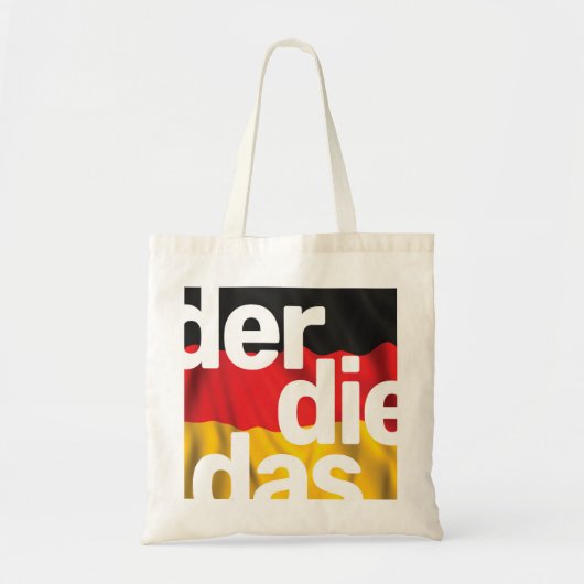 Der Die Das Tote Bag (Voorkant)